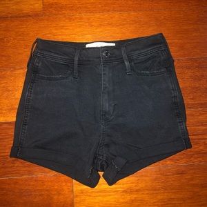 high rise jean shorts